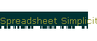 Spreadsheet Simplicity
