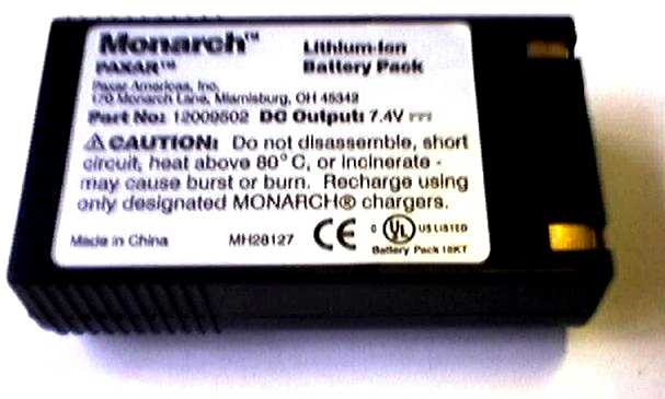 Batterie Monarch pn 120095-02